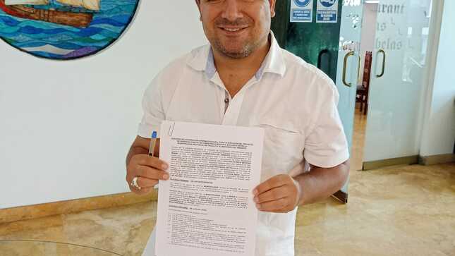 Arturo Fernández suscribió convenio para la planta de tratamiento de Trujillo.
