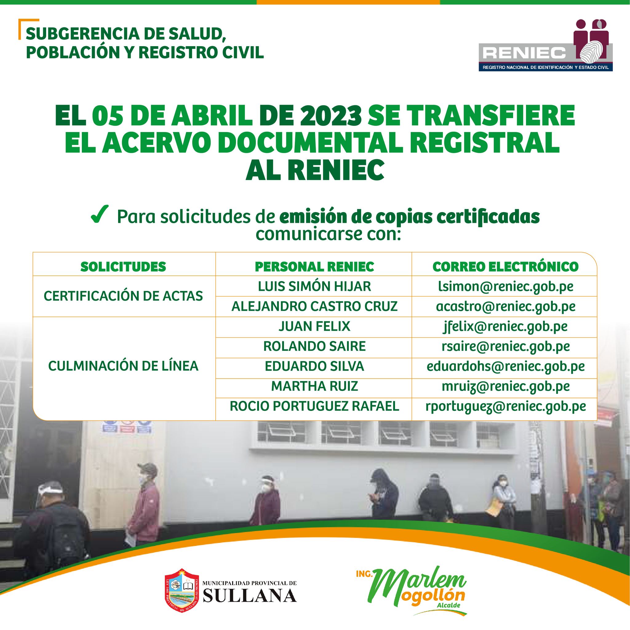 La Municipalidad de Sullana informa