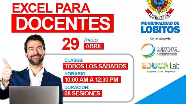 Archivo JPG del Curso virtual de Excel para docentes