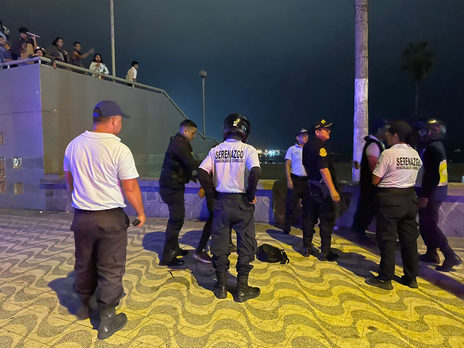 Todo ocurrió en la puerta principal de la playa Agua Dulce