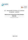 Vista preliminar de documento Informe de Evaluación de Resultados PEI-POI correspondiente año 2022