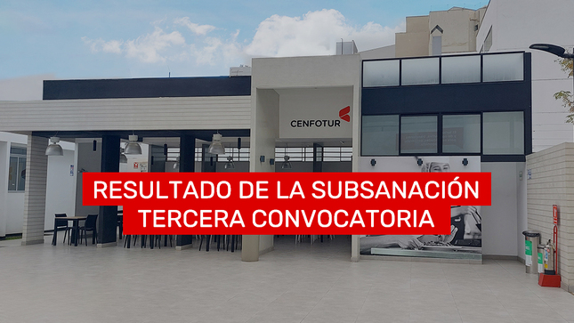 Resultados de la subsanación de observaciones de la tercera convocatoria para concesionario para la cafetería