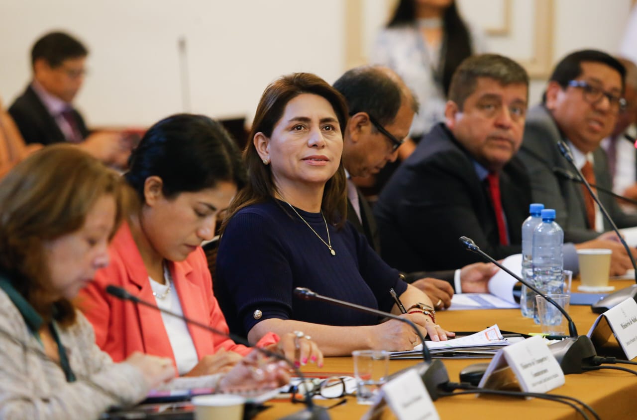 Ministra de Salud sustenta ante el Congreso transferencias realizadas durante el primer trimestre del año
