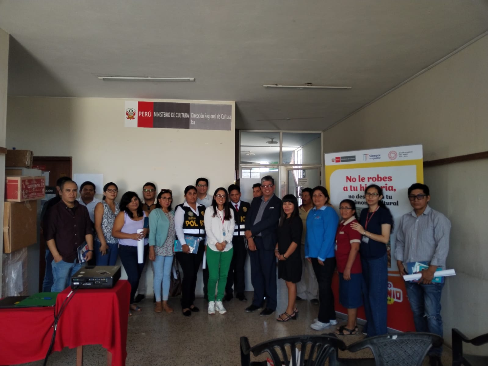 Ministerio de Cultura capacitó a instituciones públicas y privadas de Ica para evitar el tráfico ilícito de bienes culturales de la región