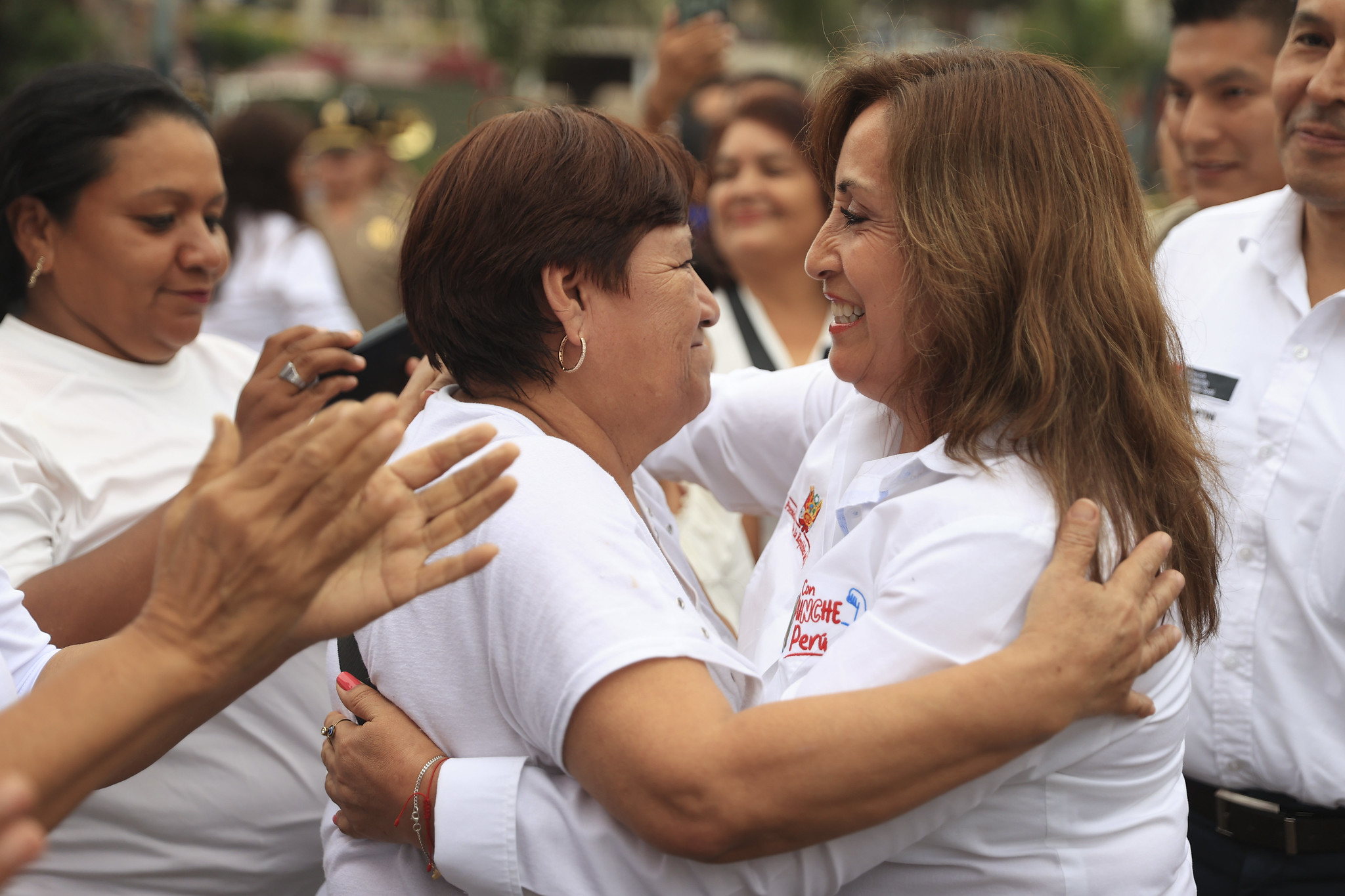 Foto de la ceremonia donde se anunció Incremento del presupuesto para el vaso de leche.