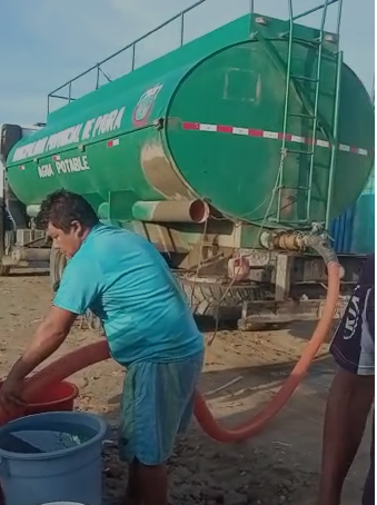 El jefe de la oficina de Mantenimiento y Control de Maquinaria, expresó que el abastecimiento de agua potable en esta zona se realizará de forma continua