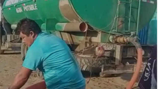  El jefe de la oficina de Mantenimiento y Control de Maquinaria, expresó que el abastecimiento de agua potable en esta zona se realizará de forma continua