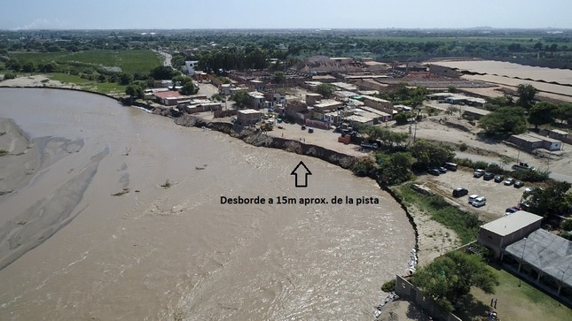 Ensanchamiento de cauce de río Chancay a la altura de Callanca