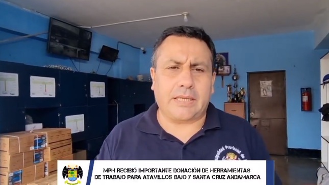 MPH recibió importante donación de herramientas de trabajo para Atavillos Bajo y Santa Cruz Andamarca
