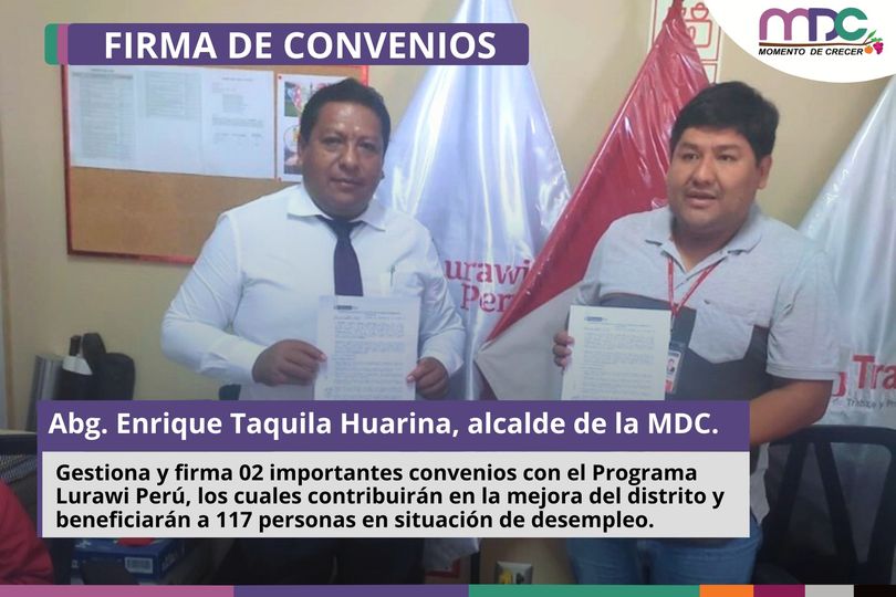 Serán 117 personas beneficiadas con un Empleo Temporal en el distrito