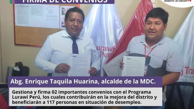 Serán 117 personas beneficiadas con un Empleo Temporal en el distrito