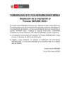 Vista preliminar de documento COMUNICADO N°07-CCS-SERUMS/DIGEP-MINSA