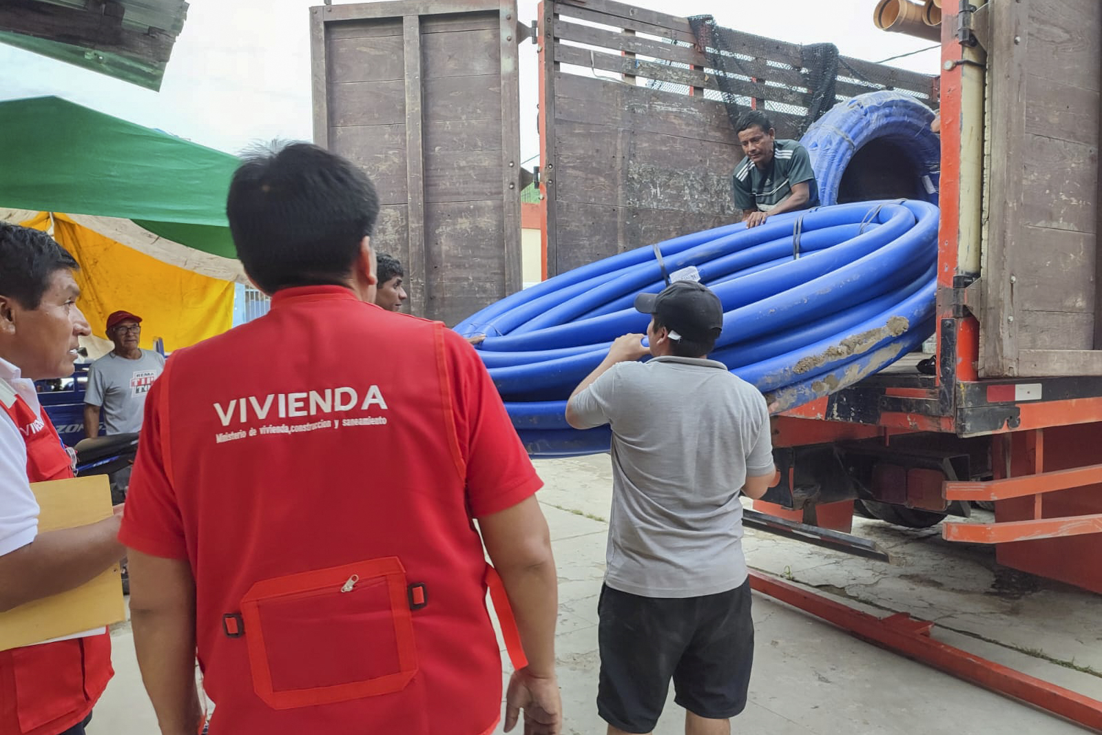 Distribución de materiales