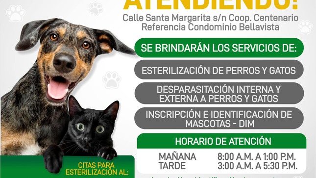 CLÍNICA VETERINARIA DE HUANCAYO BRINDA SERVICIOS A COSTOS SOCIALES PARA CUIDAR SALUD DE MASCOTAS