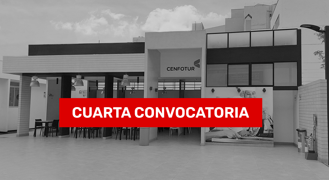 Cuarta Convocatoria para Concesionario para la Cafetería de la sede Central del Centro de Formación en Turismo – CENFOTUR