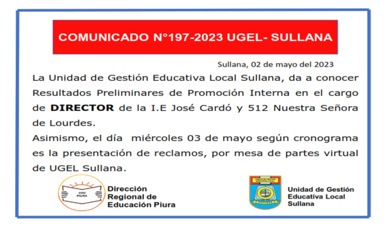 Comunicado N°197