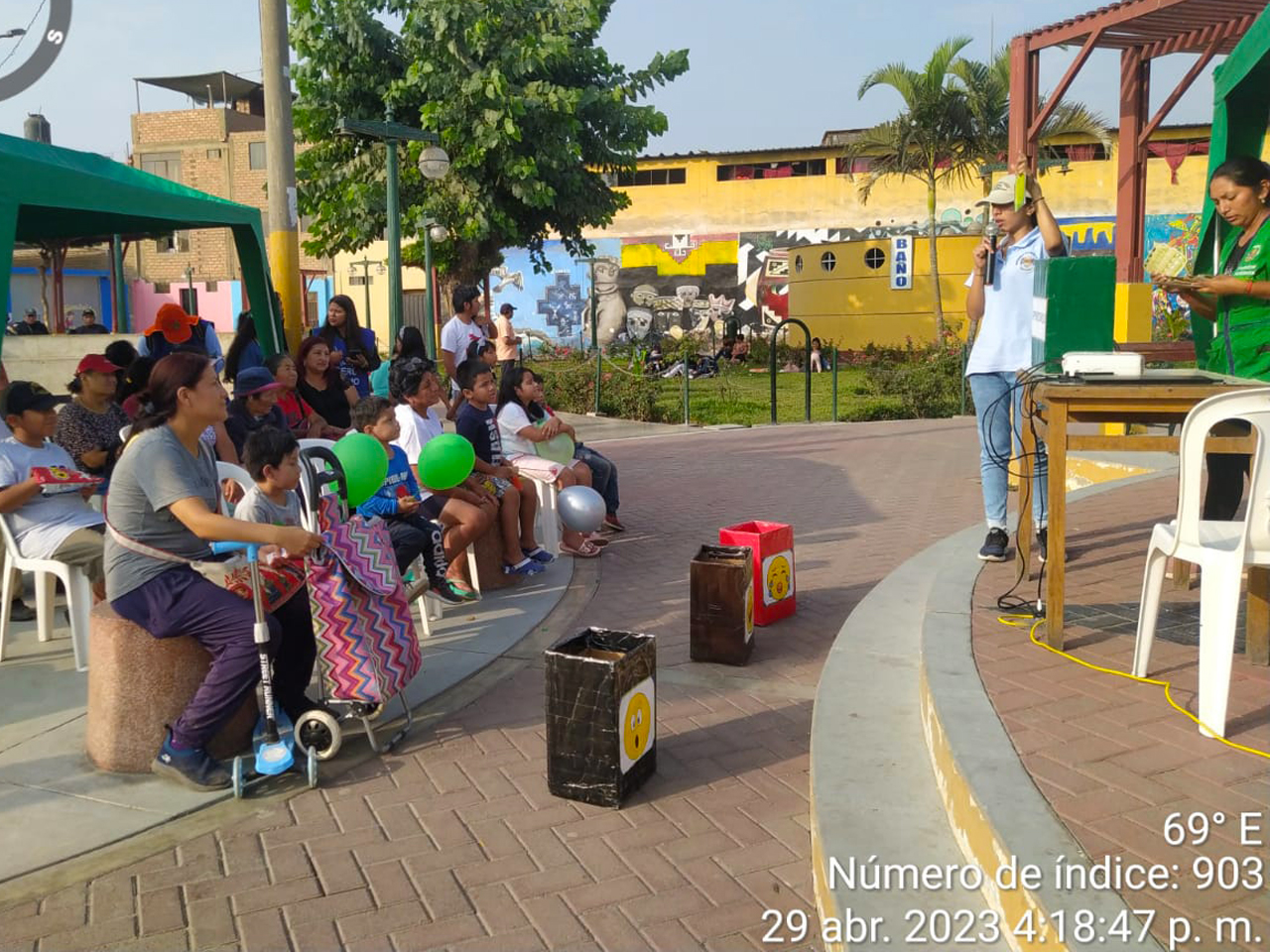 Comuna provincial realizó Primer Educatón Ambiental en el Parque de la Cultura