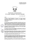 Vista preliminar de documento RESOLUCION ADMINISTRATIVA N° 022-2021