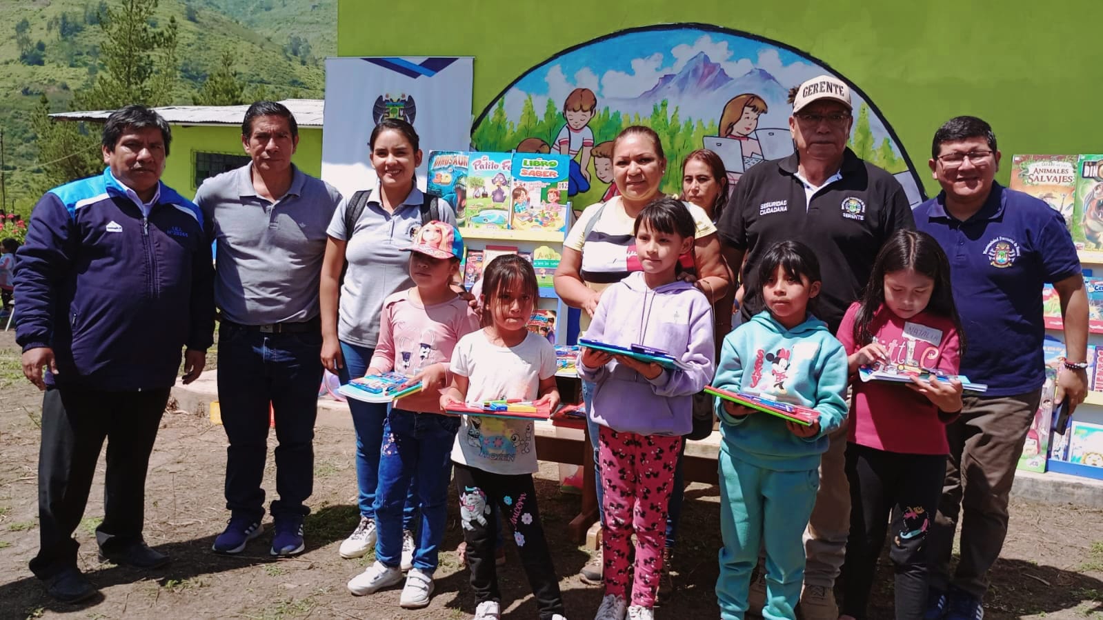 Niños y niñas de Piscocoto participaron con gran entusiasmo del 6to Festival de Lectura