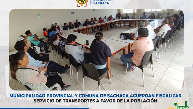 Alcalde y regidores se reunieron con funcionarios de la Gerencia Provincial de Transportes y dirigentes de diversos sectores de la jurisdicción.
