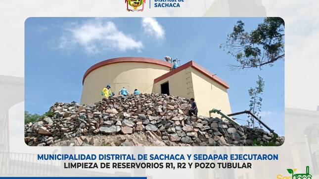 Labores de limpieza permitirán mejorar la calidad del servicio a los pobladores de la Villa de Sachaca.