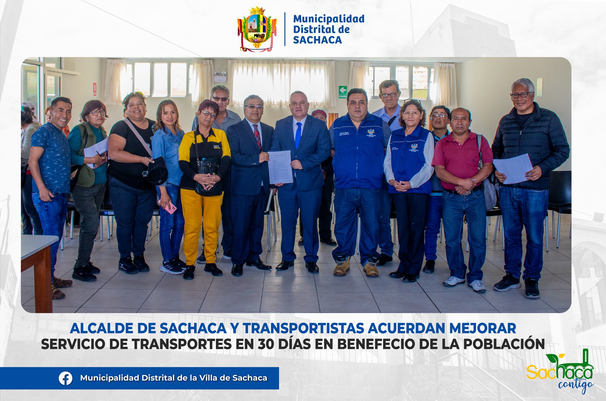 Autoridades suscribieron acta para mejorar el servicio de transporte en Arequipa.