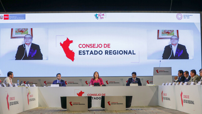 Premier Alberto Otárola inaugura primer Consejo de Estado Regional para tratar desarrollo territorial y acciones ante desastres