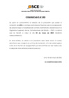 Vista preliminar de documento Comunicado N° 003 Concurso de CAS N° 007-2023/LIMA-TEMPORAL