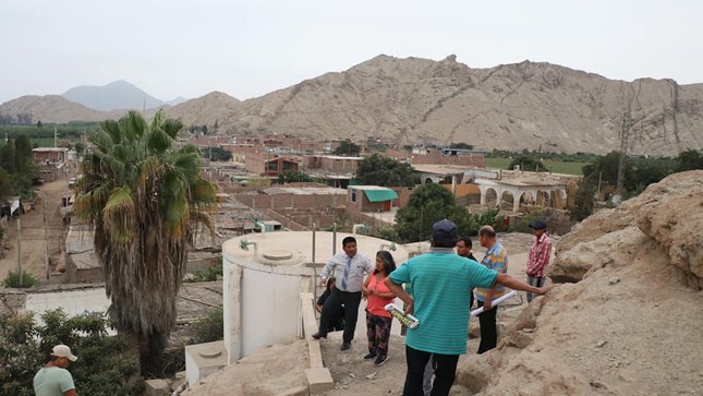 ALCALDE LIC. JUAN REAÑO REALIZA VISITA DE CAMPO PARA EVALUAR LA RENOVACIÓN DEL SISTEMA DE REDES DE AGUA POTABLE EN EL CENTRO POBLADO CALDERA