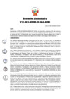 Vista preliminar de documento RESOLUCION ADMINISTRATIVA N° 052 Encargo 03.11.2021