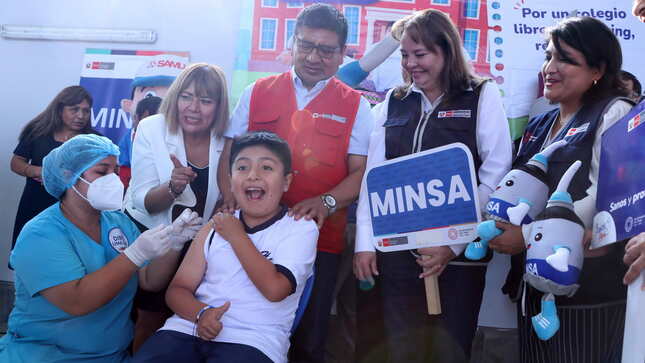 MINSA: vacuna contra el vph se realizó en IE N°7061 héroes de san juan