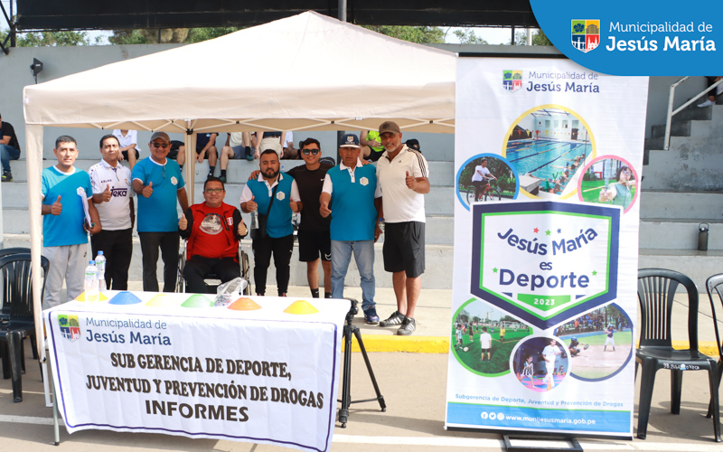 👏 La Municipalidad de Jesús María, a través de la Subgerencia de Deporte, Juventud y Prevención de Drogas, realizó el ⚽ “Mundialito de Jesús María” en categoría libre y master.