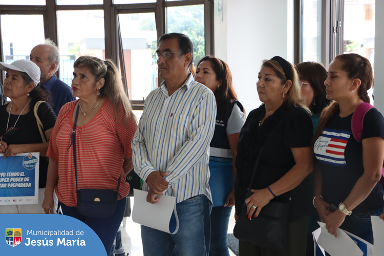 La Municipalidad de Jesús María inició las capacitaciones integrales con apoyo del Centro de Operaciones de Emergencia Nacional #COEN 👏.