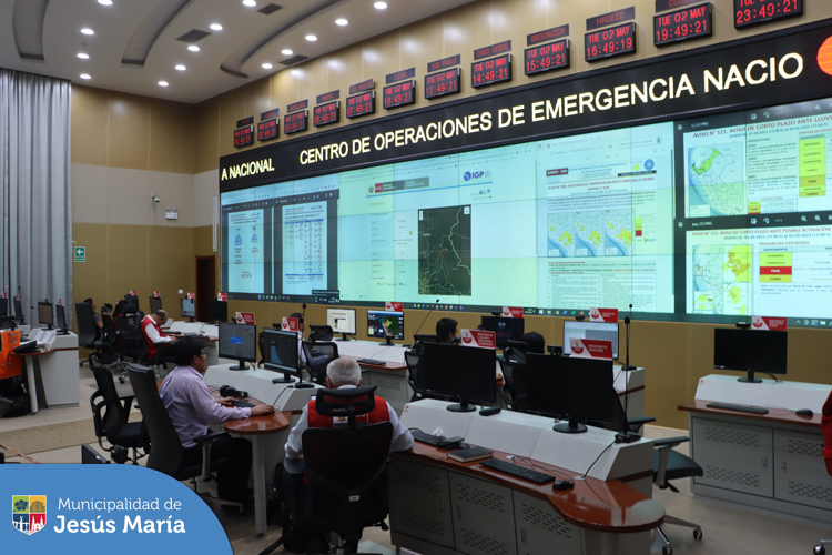 La Municipalidad de Jesús María inició las capacitaciones integrales con apoyo del Centro de Operaciones de Emergencia Nacional #COEN 👏.
