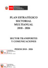 Vista preliminar de documento Plan Estratégico Sectorial Multianual (PESEM) 2018-2026