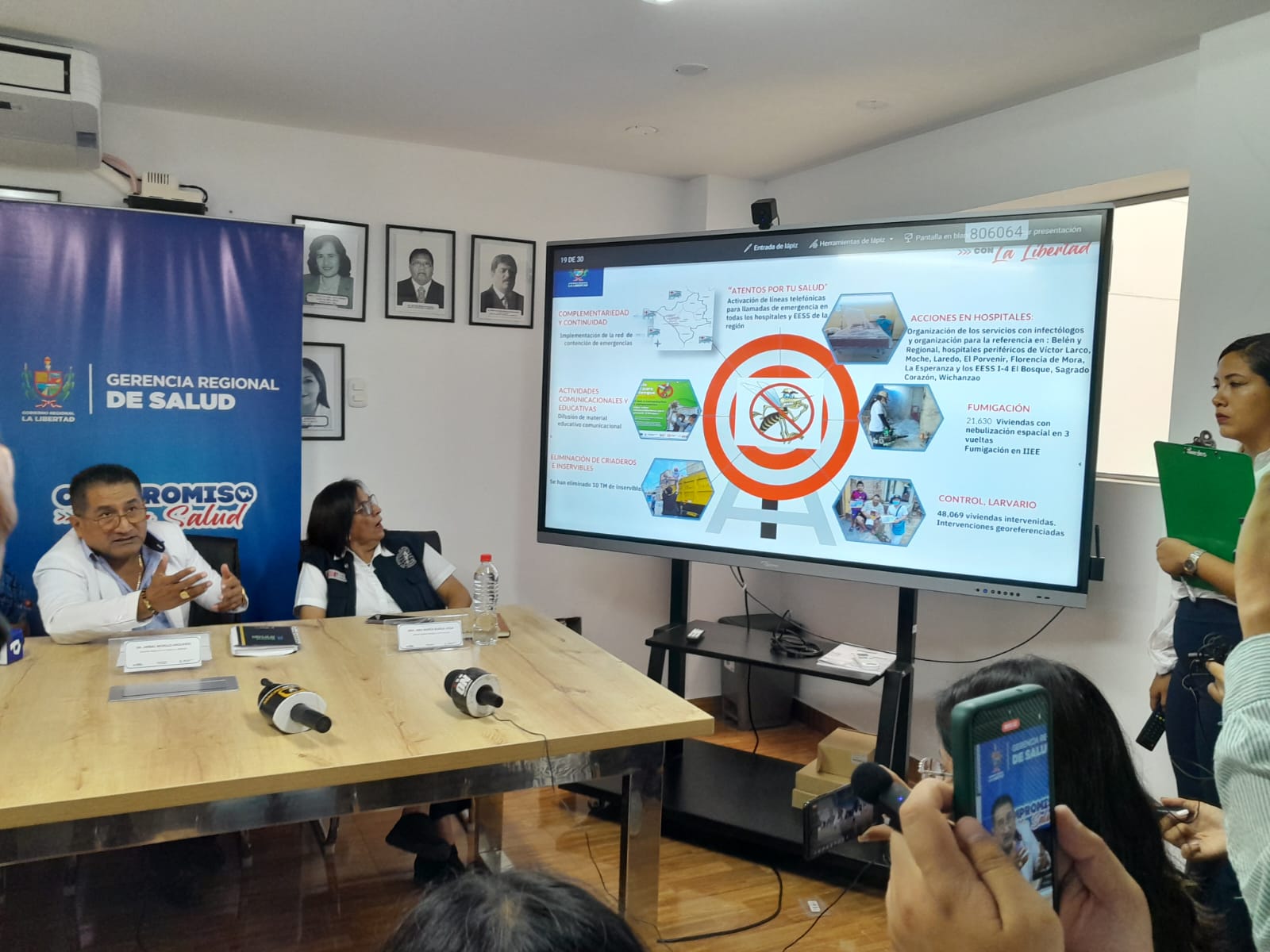 GORE La Libertad conformará el comando de lucha contra el dengue