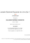 Vista preliminar de documento Credencial del Alcalde Eulogio Huyhua Ccaccya