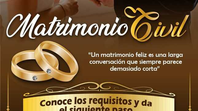 CONOCE LOS REQUISITOS PARA CONTRAER MATRIMONIO CIVIL CON TU AMADA PAREJA