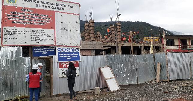 Contraloría: Deficiencias técnicas ponen en riesgo calidad de obra del centro cívico municipal en San Gabán