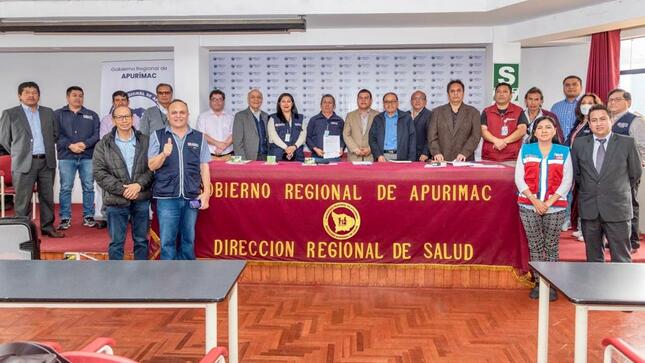 Apurímac: Minsa afianza acompañamiento técnico al gobierno regional para mejorar los servicios de salud