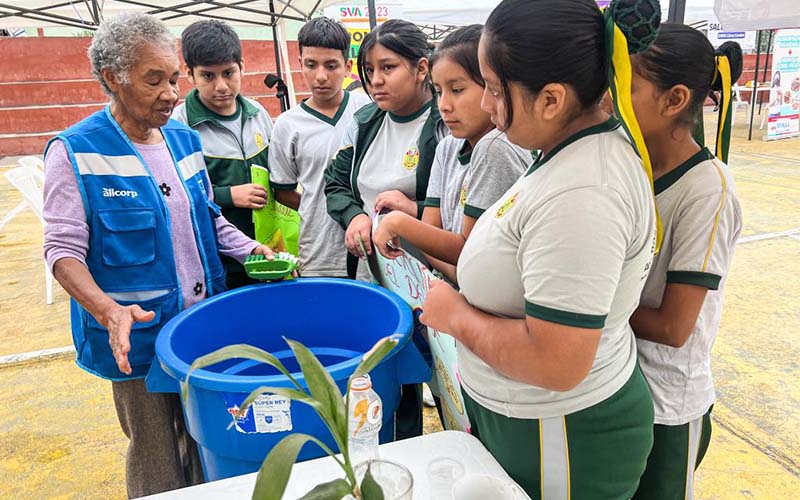 Foto 2 de Familias de San Juan de Lurigancho participan en actividad preventiva contra el dengue