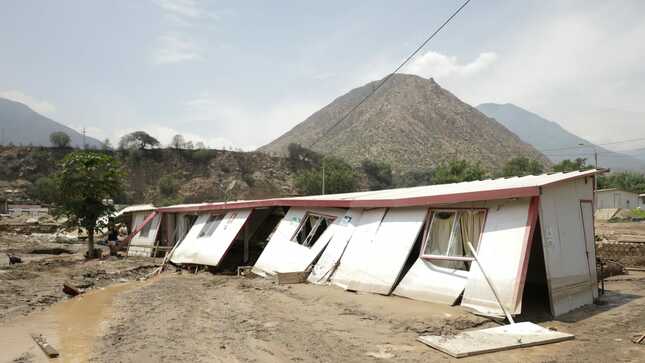 Vivienda afectada por lluvias