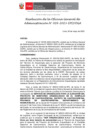 Vista preliminar de documento Resolucion 026-2023-IPD/OGA Complejo Deportivo Castrovirreyna-Huancavelica: Servicio Arqueología - Aprobación Contratación Directa.