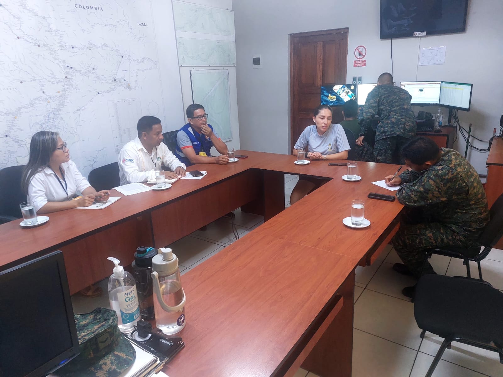 Coordinaciones Con Capitanía De Puerto Para Resguardo De Naves Retenidas