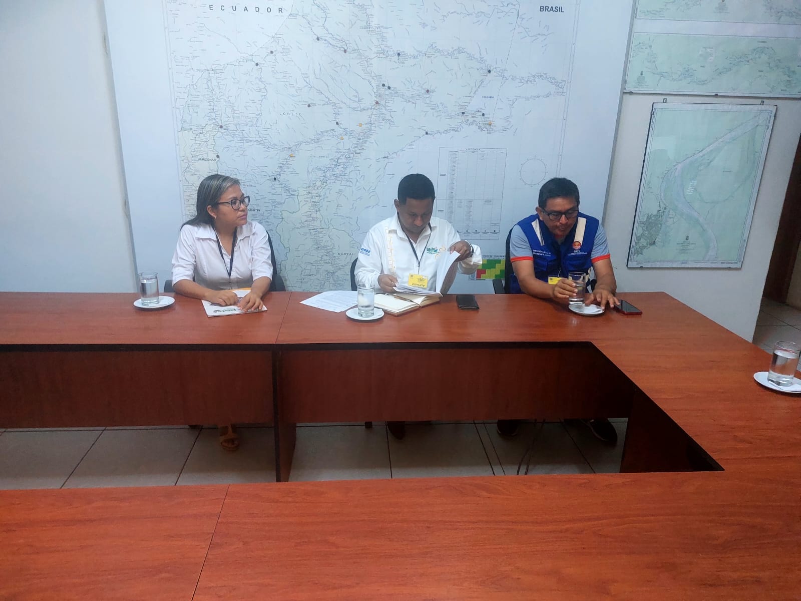 Coordinaciones Con Capitanía De Puerto Para Resguardo De Naves Retenidas
