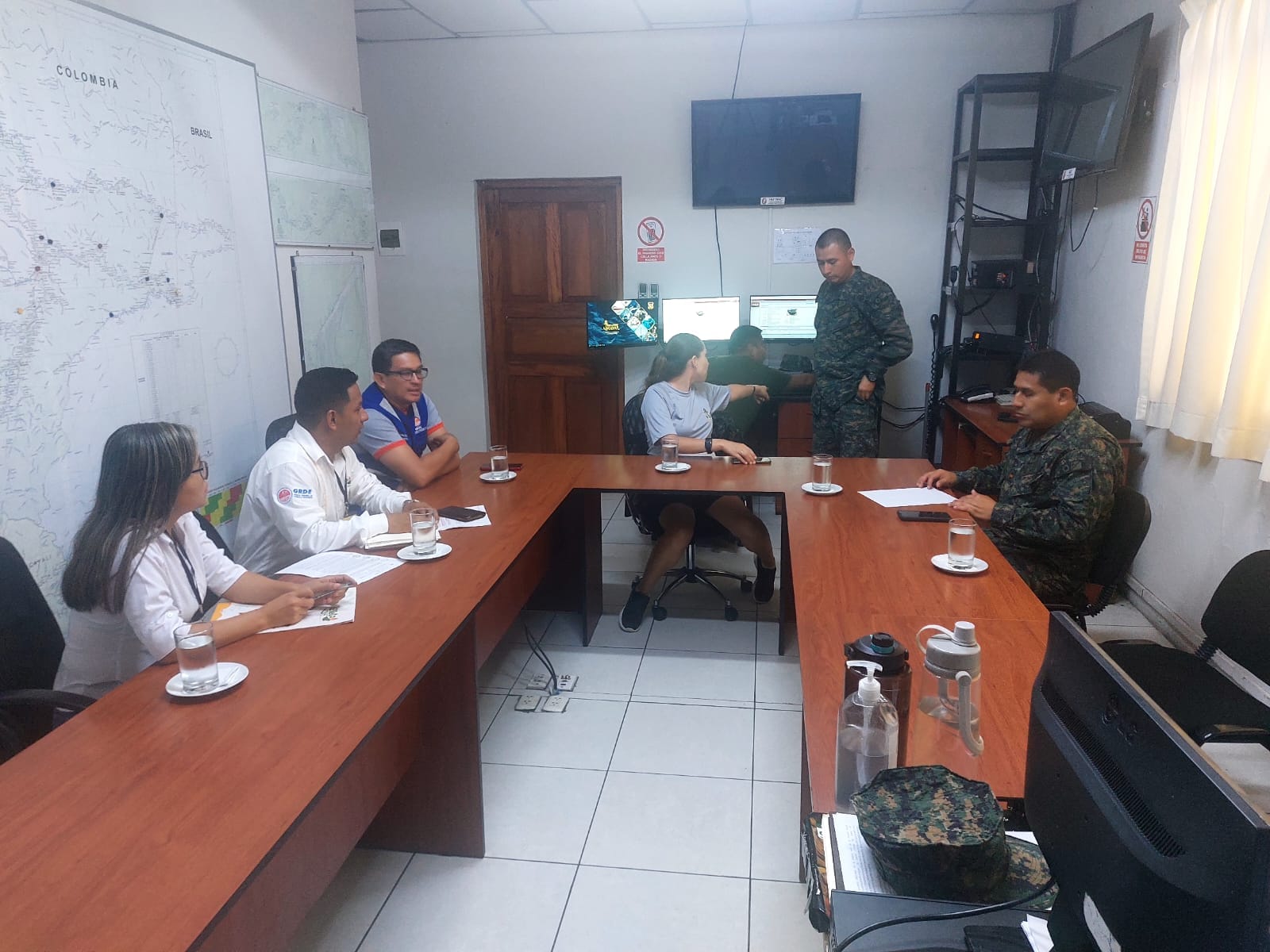 Coordinaciones Con Capitanía De Puerto Para Resguardo De Naves Retenidas