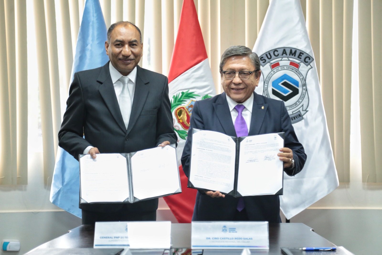 GORE Callao y Sucamec suscribieron convenio marco de mutua colaboración