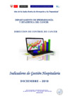 Vista preliminar de documento Indicadores de Gestión Hospitalaria del INEN - Diciembre 2019