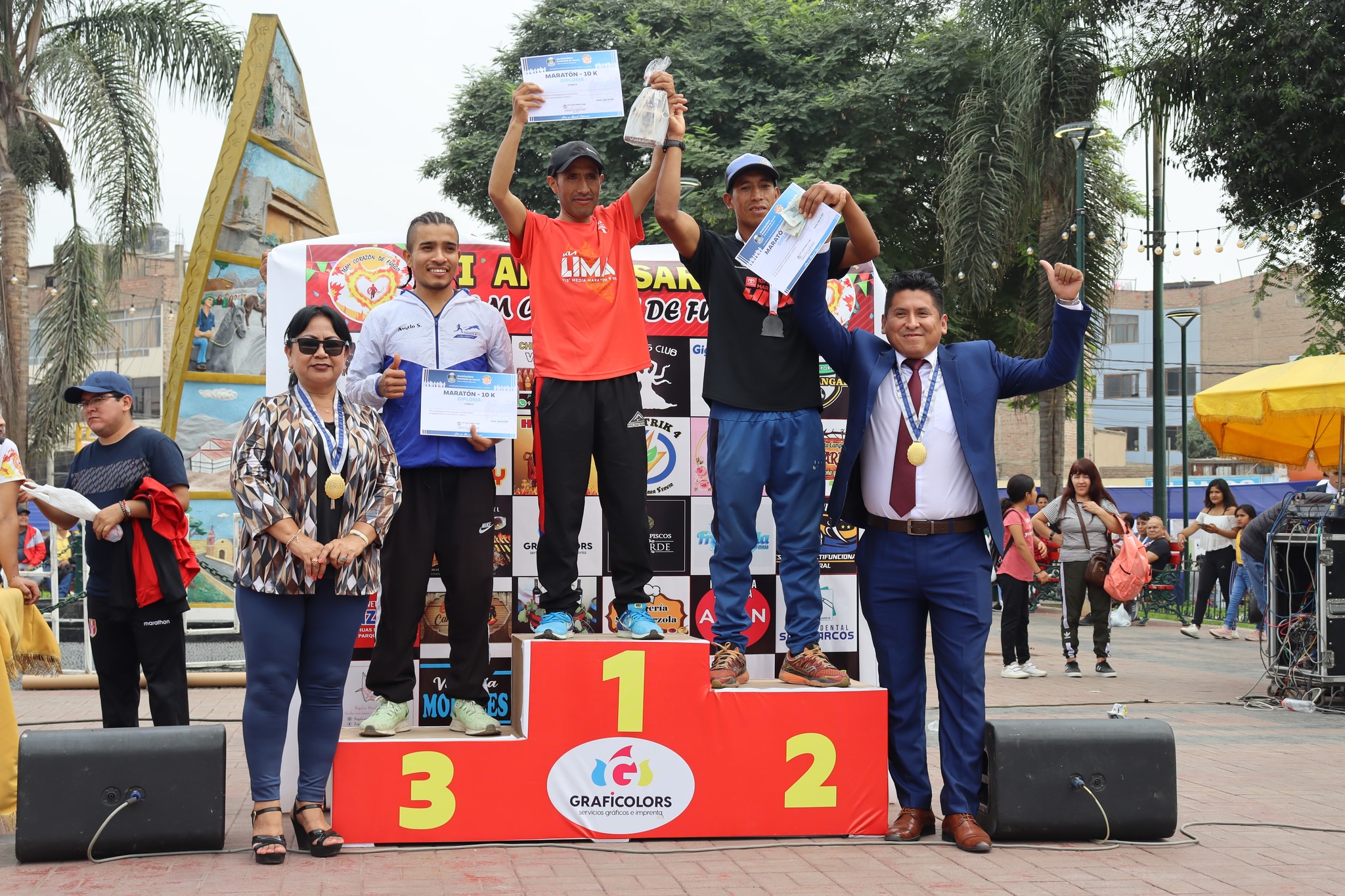 Alrededor de 400 deportistas participaron de la Carrera 10k por el aniversario provincial