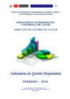 Vista preliminar de documento Indicadores de Gestión Hospitalaria del INEN - Febrero 2018